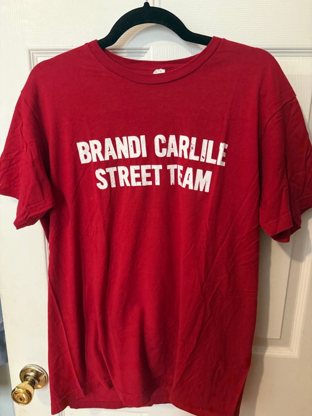 RARE 2011/12 Brandi Carlile Street Team Red Graphic Tee